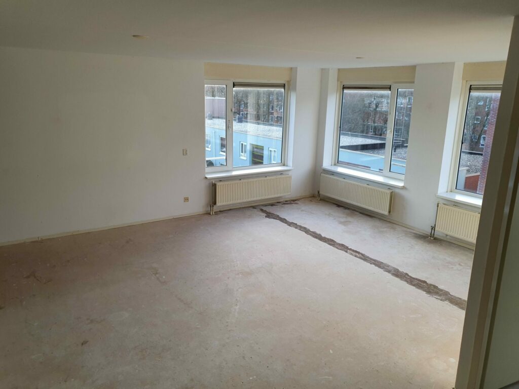 Lege woning na ontruimen