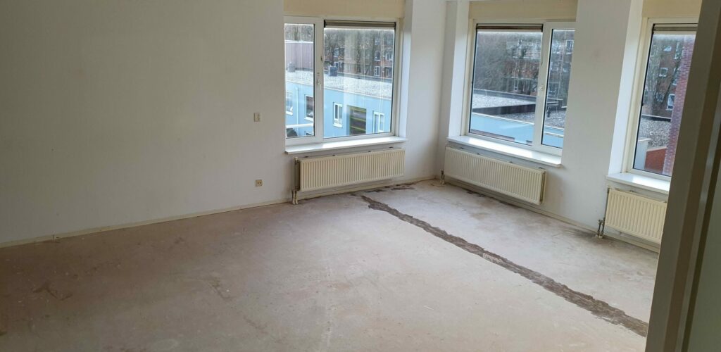 Appartement ontruimen Leeg en ontruimt appartement